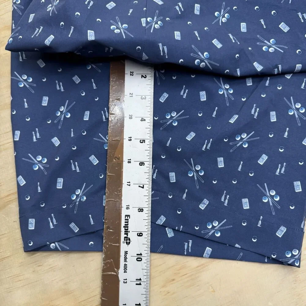 NEW RLX Ralph Lauren Golf Cypress Novelty Print Shorts Clubhouse Billards Sz 38
